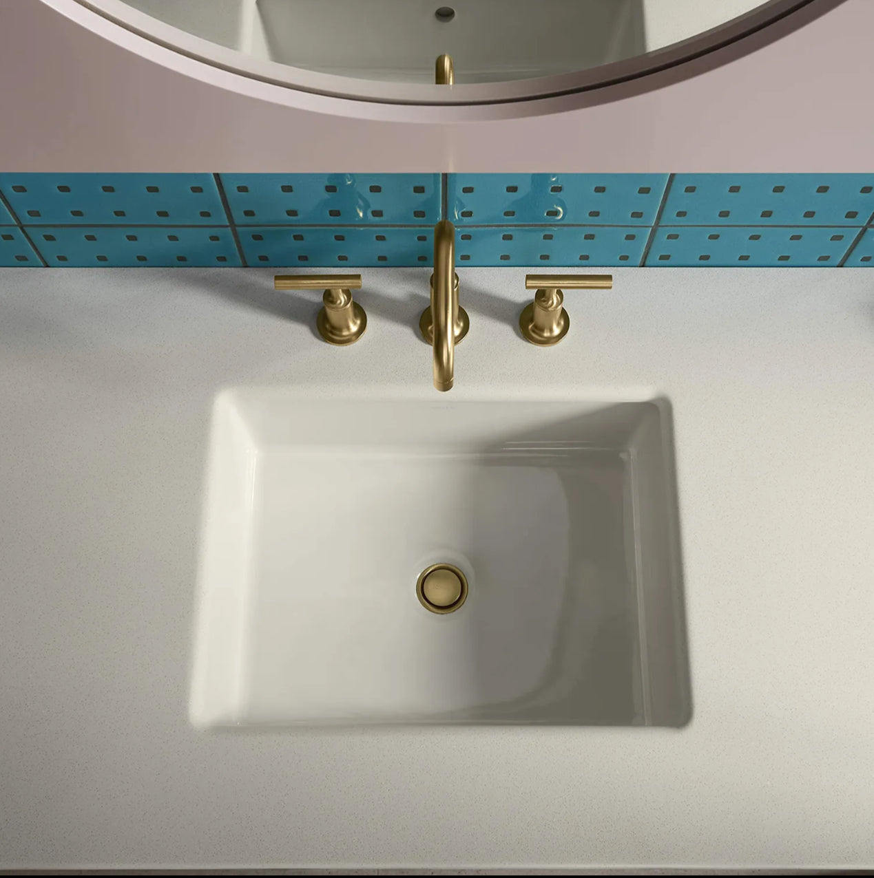 hudor-scamandre-robinet-lavabo-3-trous-dor-bross-2 image 3