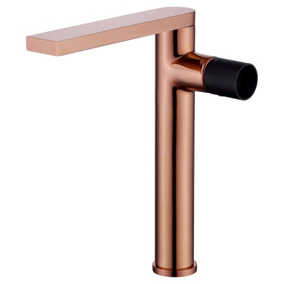 hudor-p-n-e-robinet-lavabo-sur-lev-or-rose-noir image 1
