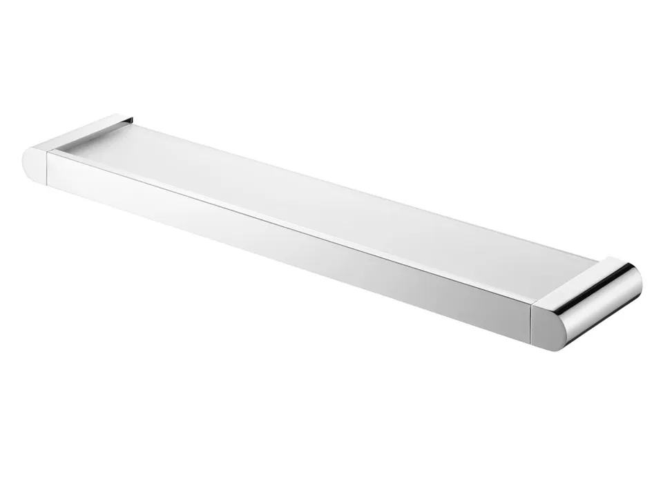 bisk-futura-silver-tablette-verre-murale-salle-de-bain image 1