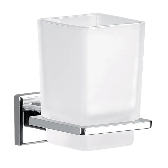 gedy-colorado-gobelet-porte-brosse-dents-chrome image 1