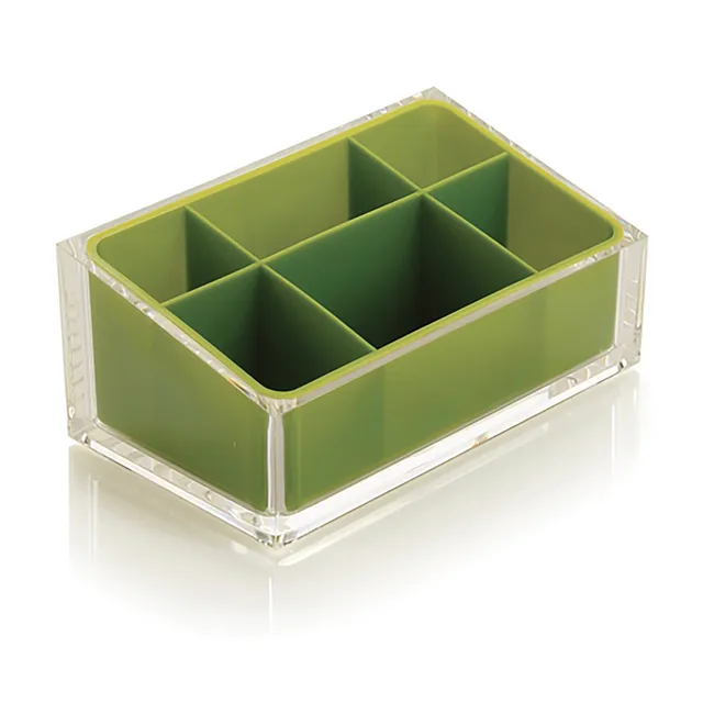 gedy-rainbow-organisateur-vert-acide-salle-de-bain image 1