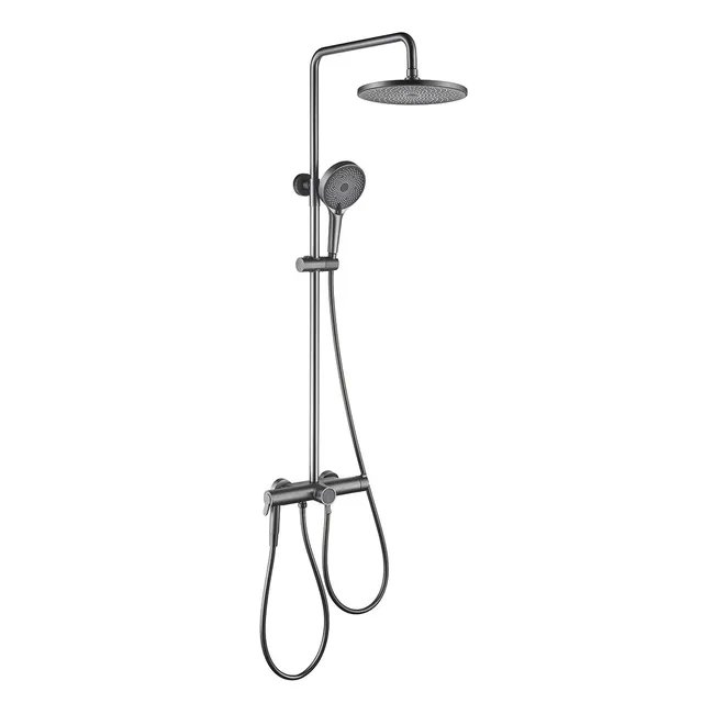 hudor-pernesse-colonne-de-douche-gunmetal-laiton image 1