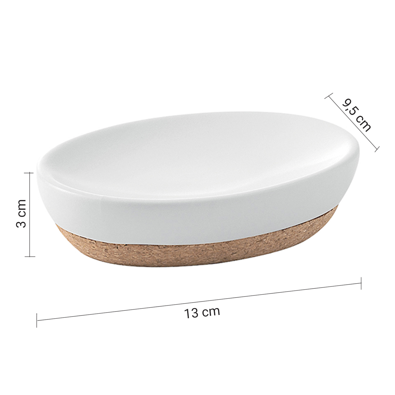 gedy-ilary-porte-savon-blanc-plastique image 2