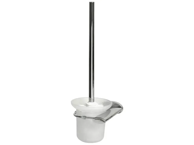 bisk-side-chrom-porte-brosse-wc-mural-chrome image 1