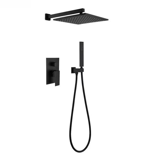 hudor-alph-e-sc23-douche-encastr-e-noir-mat-2-voies image 1