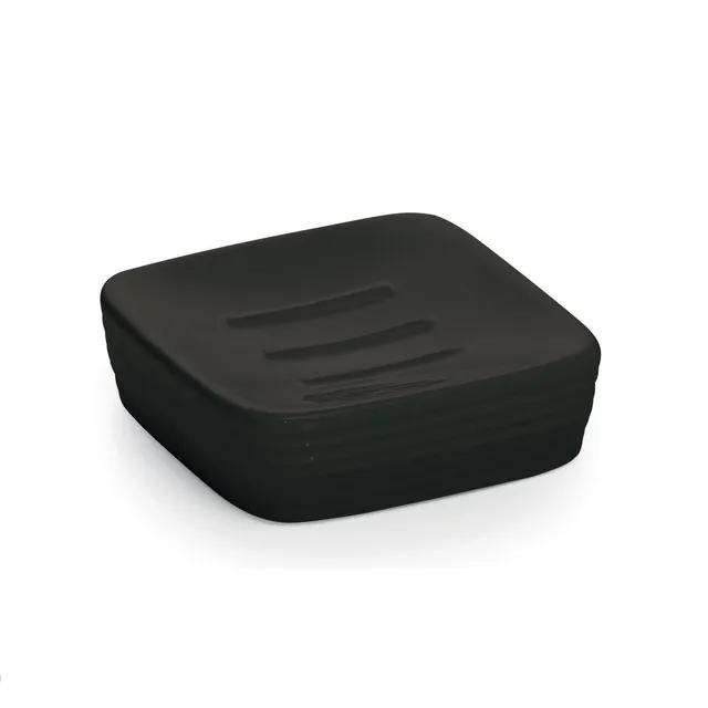 gedy-kelly-porte-savon-noir-poser image 1