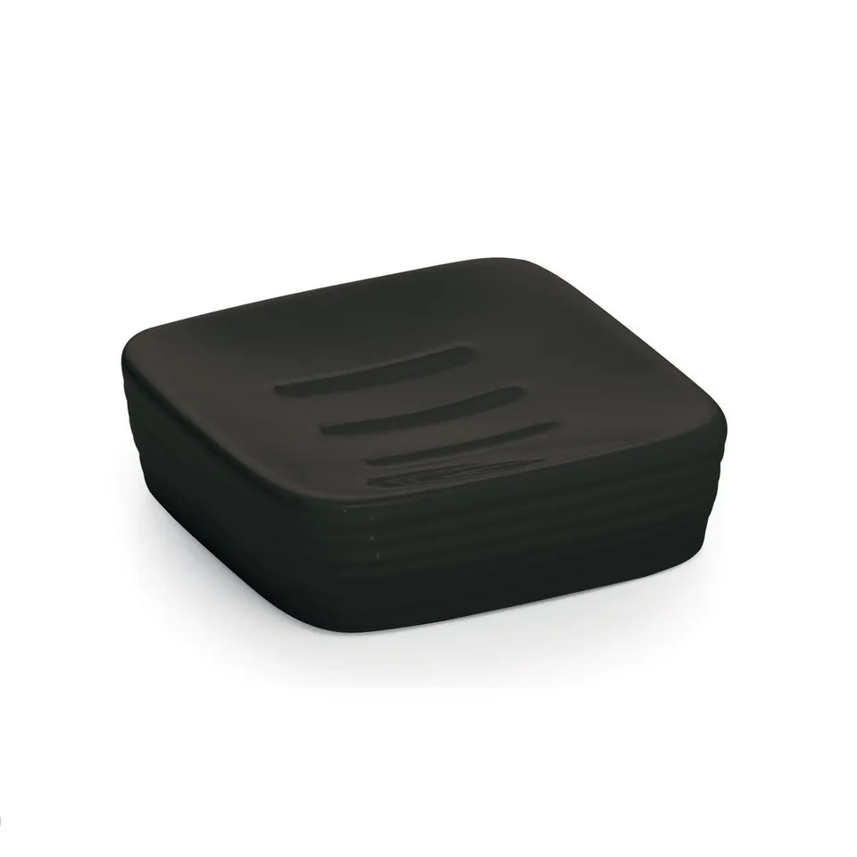 gedy-kelly-porte-savon-noir-poser image 1