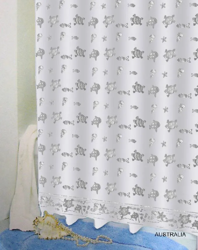 bisk-australia-rideau-de-douche-textile-imperm-able image 1