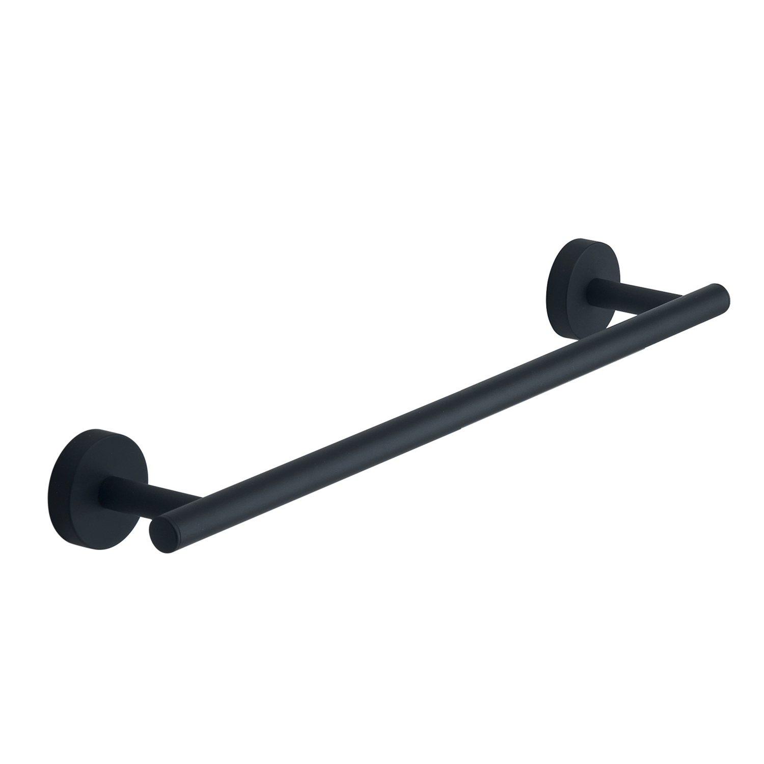 gedy-eros-porte-serviette-35-cm-noir-mat-mural image 1