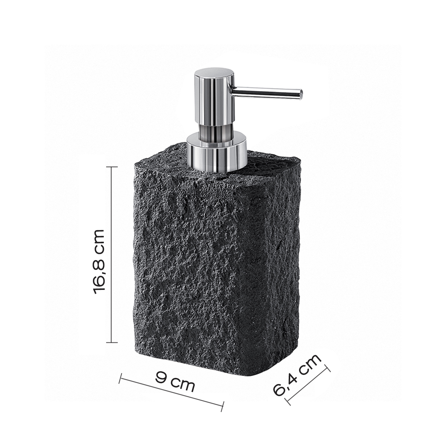 gedy-aries-distributeur-savon-anthracite-poser image 2