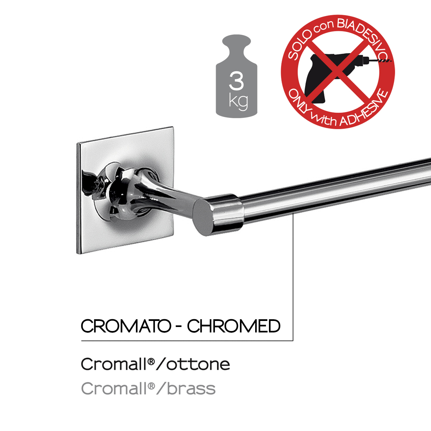 gedy-wizard-porte-serviettes-50-cm-chrome image 3