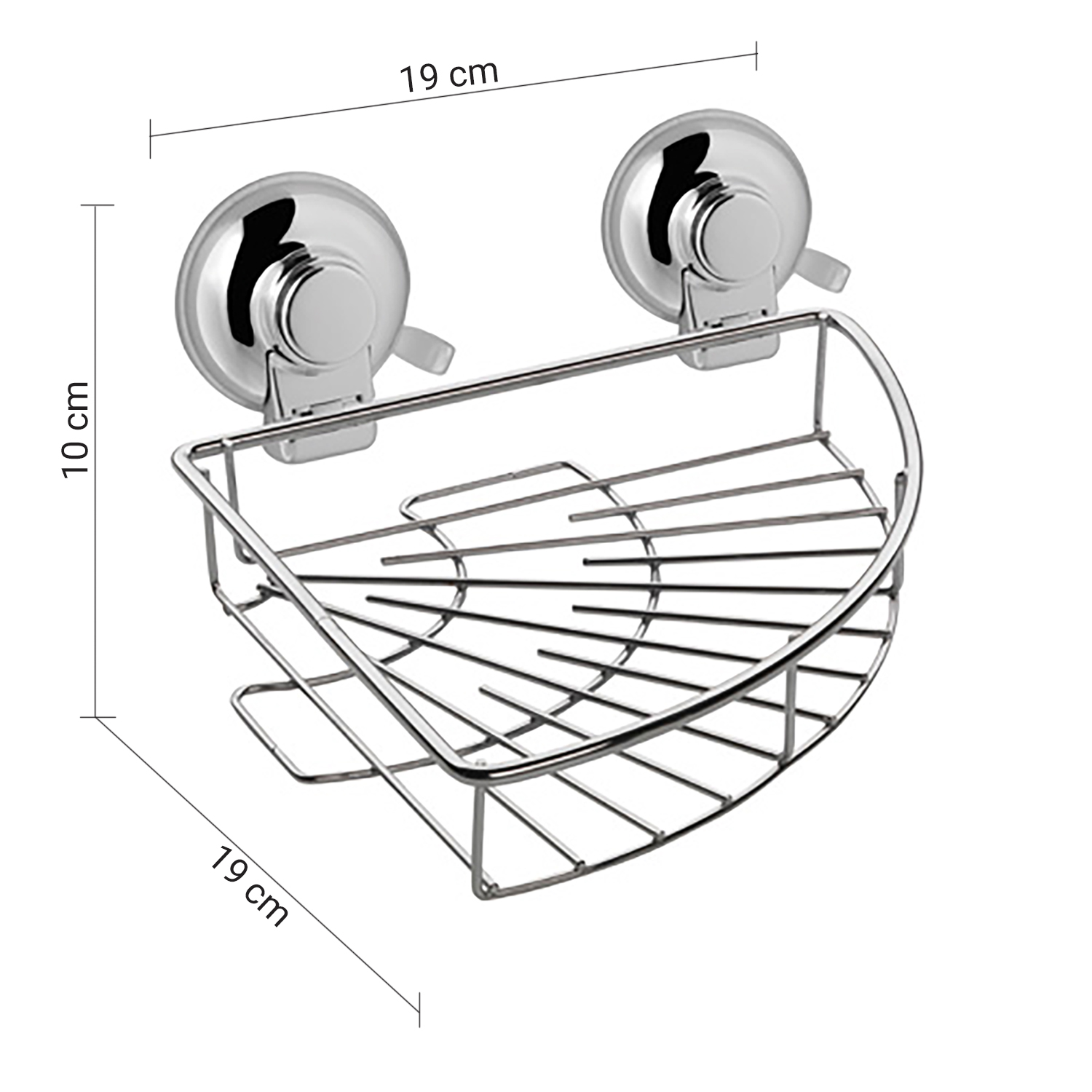gedy-hot-panier-douche-angle-fil-chrome image 2