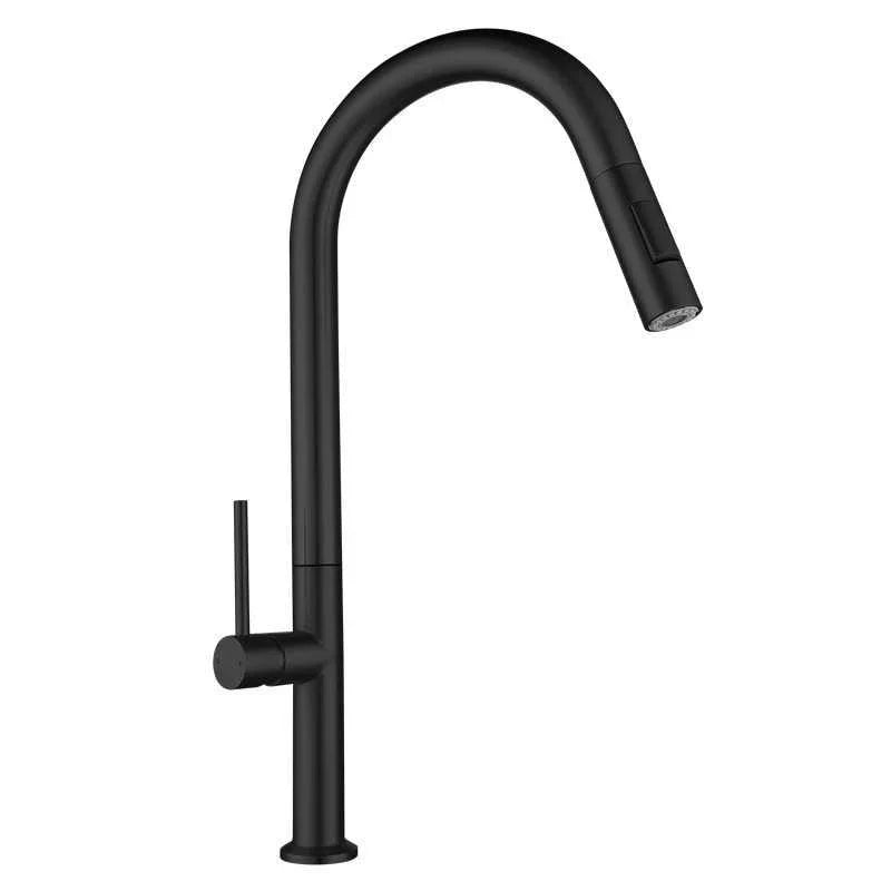 hudor-scamandre-0034-mitigeur-cuisine-noir-mat image 1