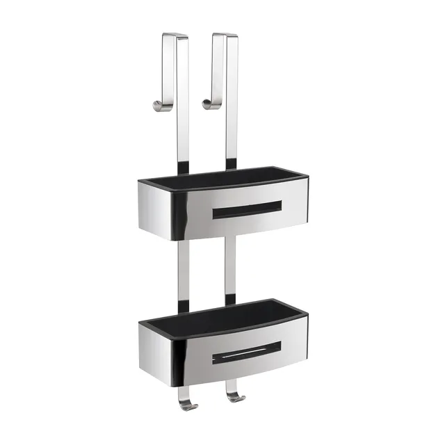 gedy-poseidon-porte-objets-douche-suspendre-noir image 1