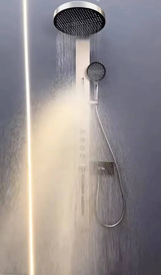 hudor-eas-40002-colonne-douche-nickel-bross-pluie image 1