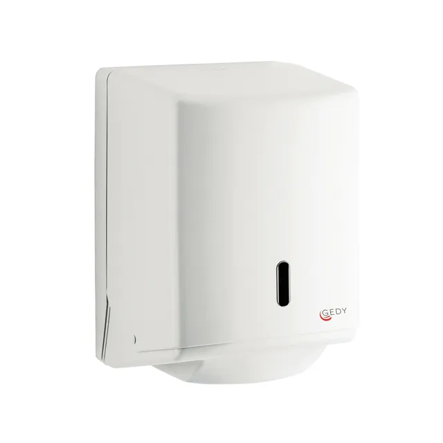 gedy-contract-prive-distributeur-papier-essuie-mains-blanc image 1