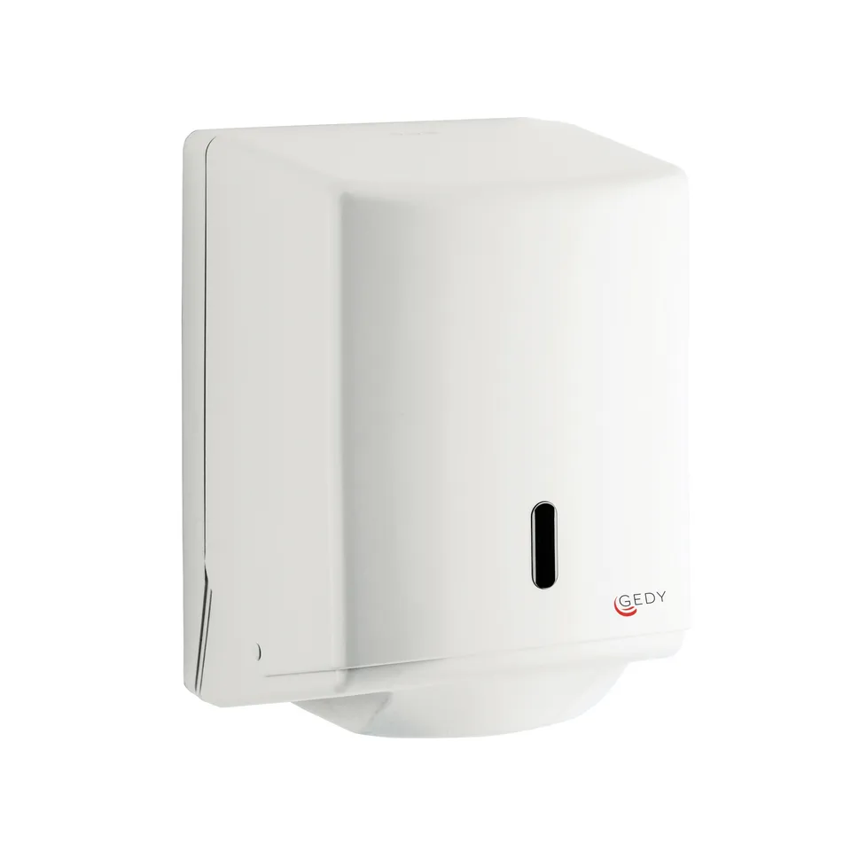 gedy-contract-prive-distributeur-papier-essuie-mains-blanc image 1