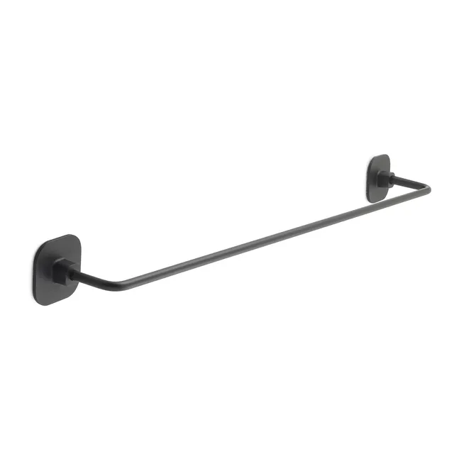 gedy-teide-porte-serviette-60-cm-noir-mat-mural image 1
