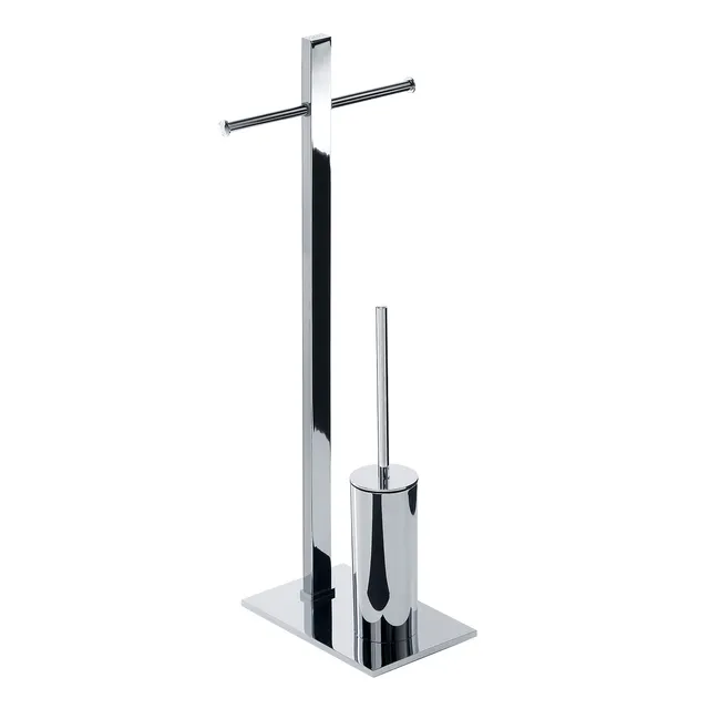 gedy-tobia-ensemble-wc-chrome-porte-papier-brosse image 1