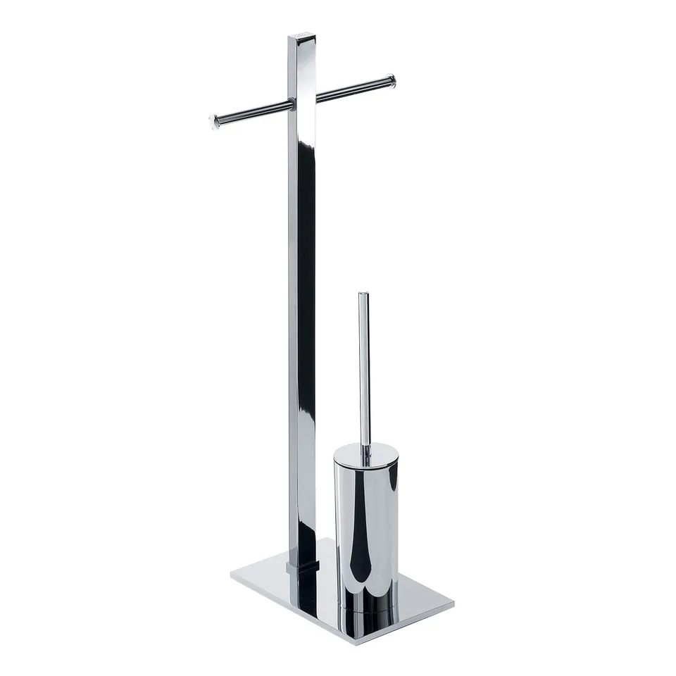 gedy-tobia-ensemble-wc-chrome-porte-papier-brosse image 1