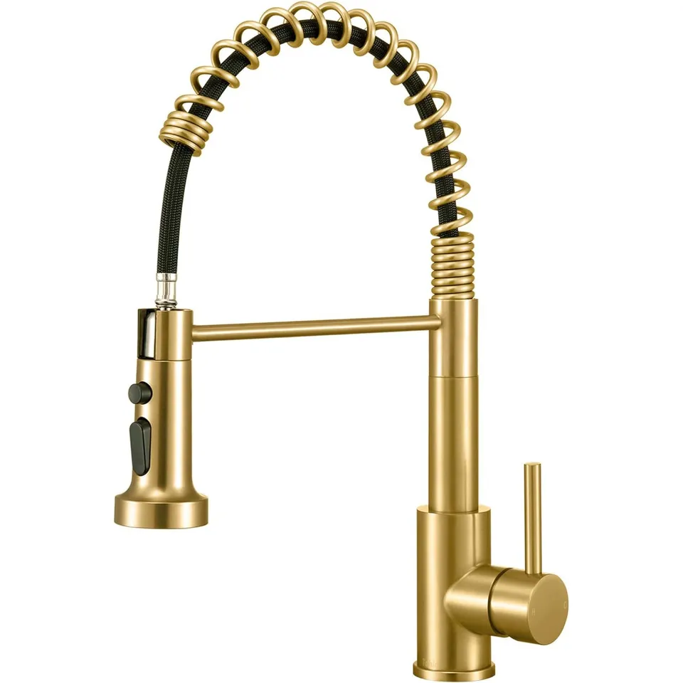 hudor-scamandre-805-mitigeur-cuisine-dor-bross image 1