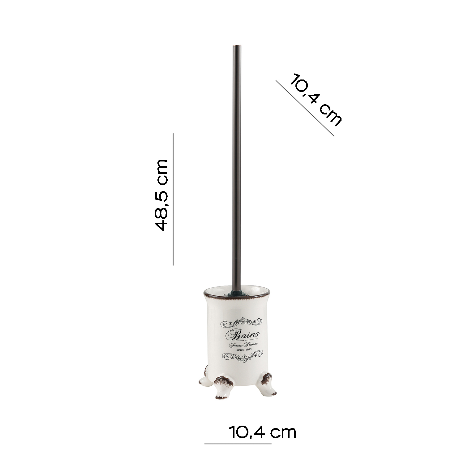 gedy-amelie-porte-brosse-wc-blanc-poser image 2