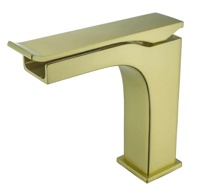 hudor-halys-801-robinet-lavabo-dor-bross-laiton image 1