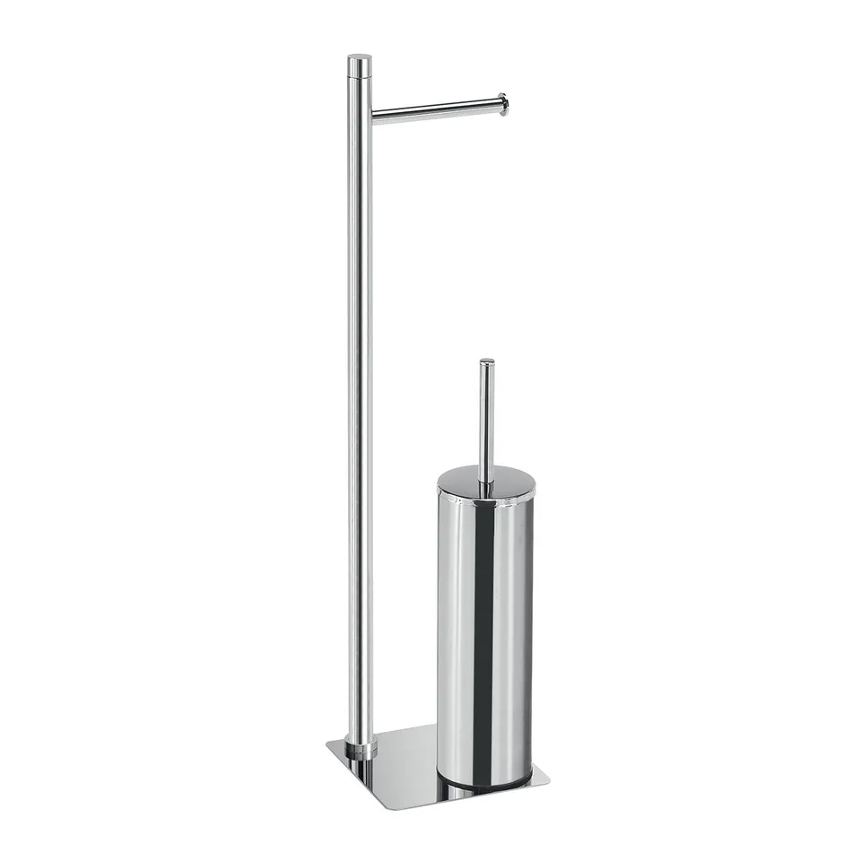 gedy-trilly-ensemble-porte-papier-et-porte-brosse-wc-chrome image 1
