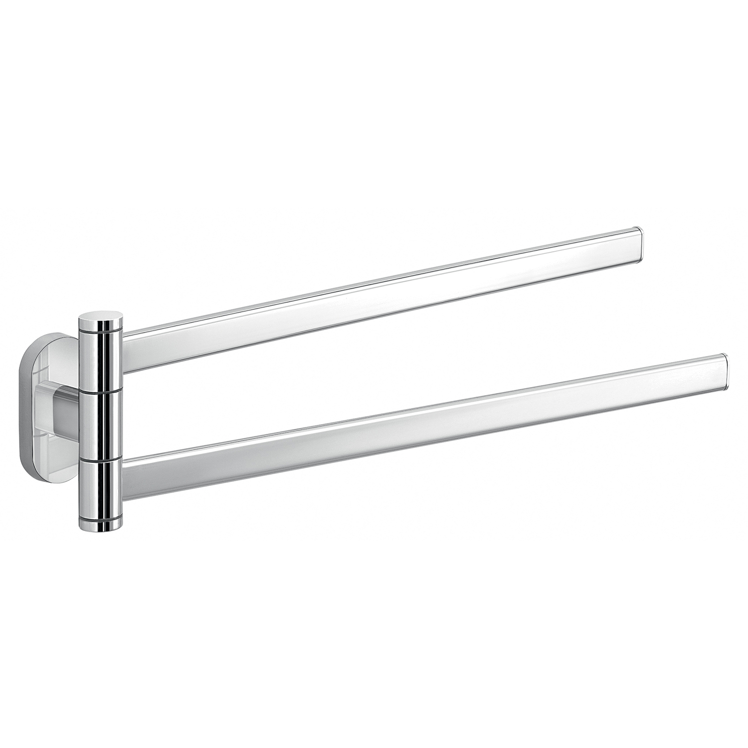 gedy-febo-porte-serviette-r-glable-chrome-mural image 1