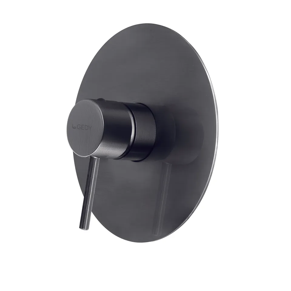 gedy-garda-mitigeur-douche-encastr-gun-metal image 1
