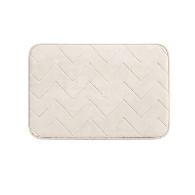 gedy-mousse-tapis-de-bain-m-moire-de-forme-50x80-beige image 1
