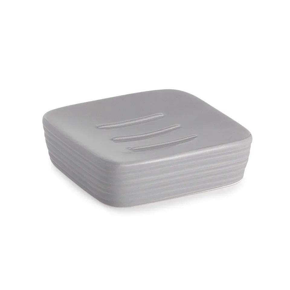 gedy-kelly-porte-savon-gris-poser image 1