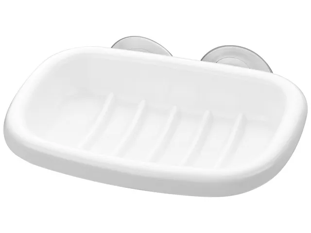 bisk-kaskada-porte-savon-coupelle-salle-de-bain-plastique image 1