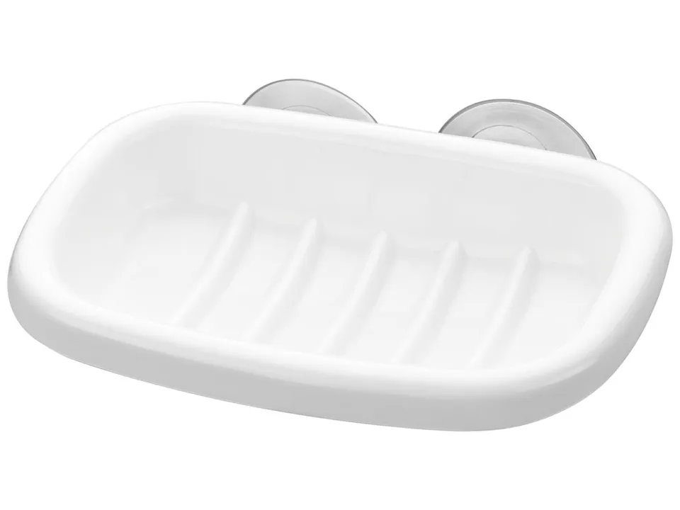 bisk-kaskada-porte-savon-coupelle-salle-de-bain-plastique image 1
