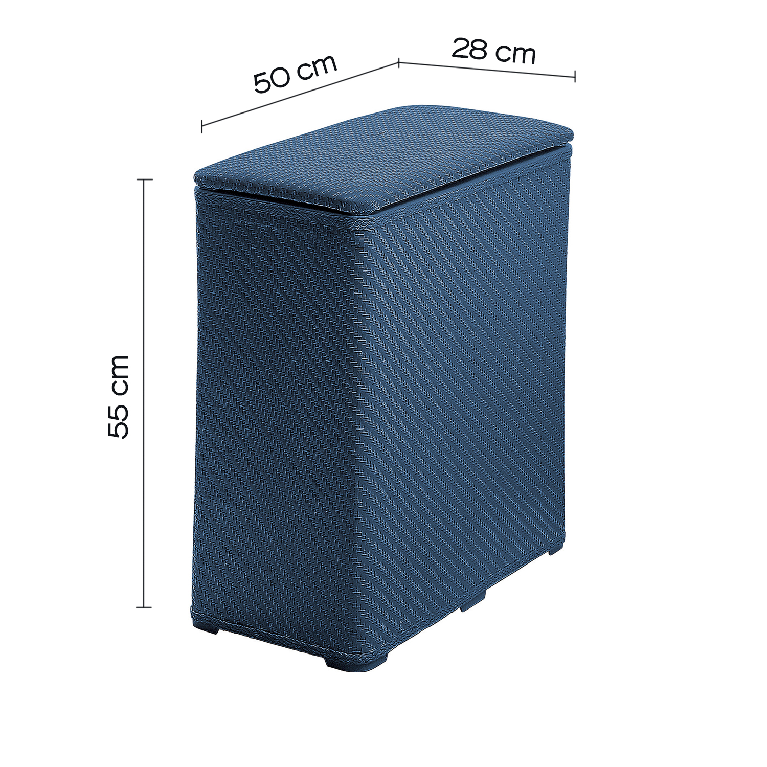 gedy-ambrogio-panier-linge-70-l-bleu image 2