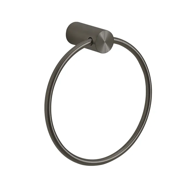 gedy-ande-anneau-porte-serviette-gun-metal image 1