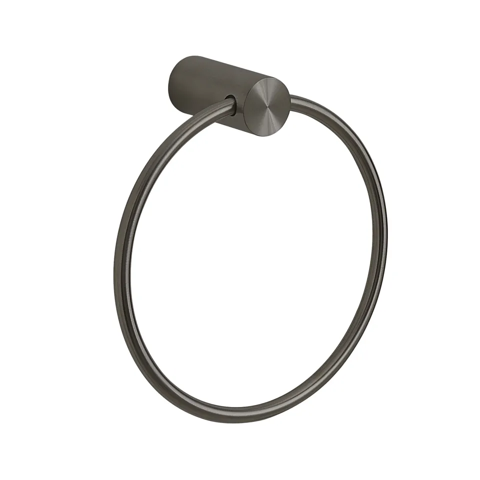 gedy-ande-anneau-porte-serviette-gun-metal image 1