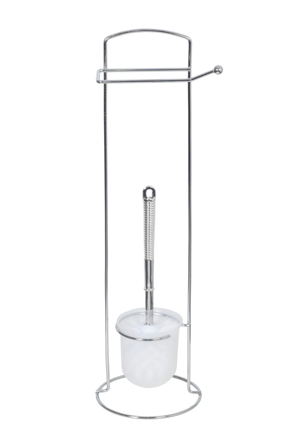 bisk-brosse-wc-murale-inox-chrome-avec-support image 1