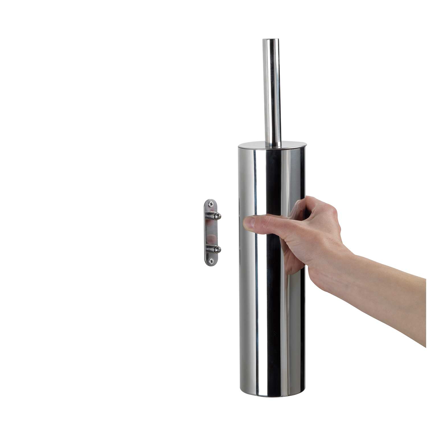 gedy-edera-plus-porte-brosse-wc-mural-poli image 4