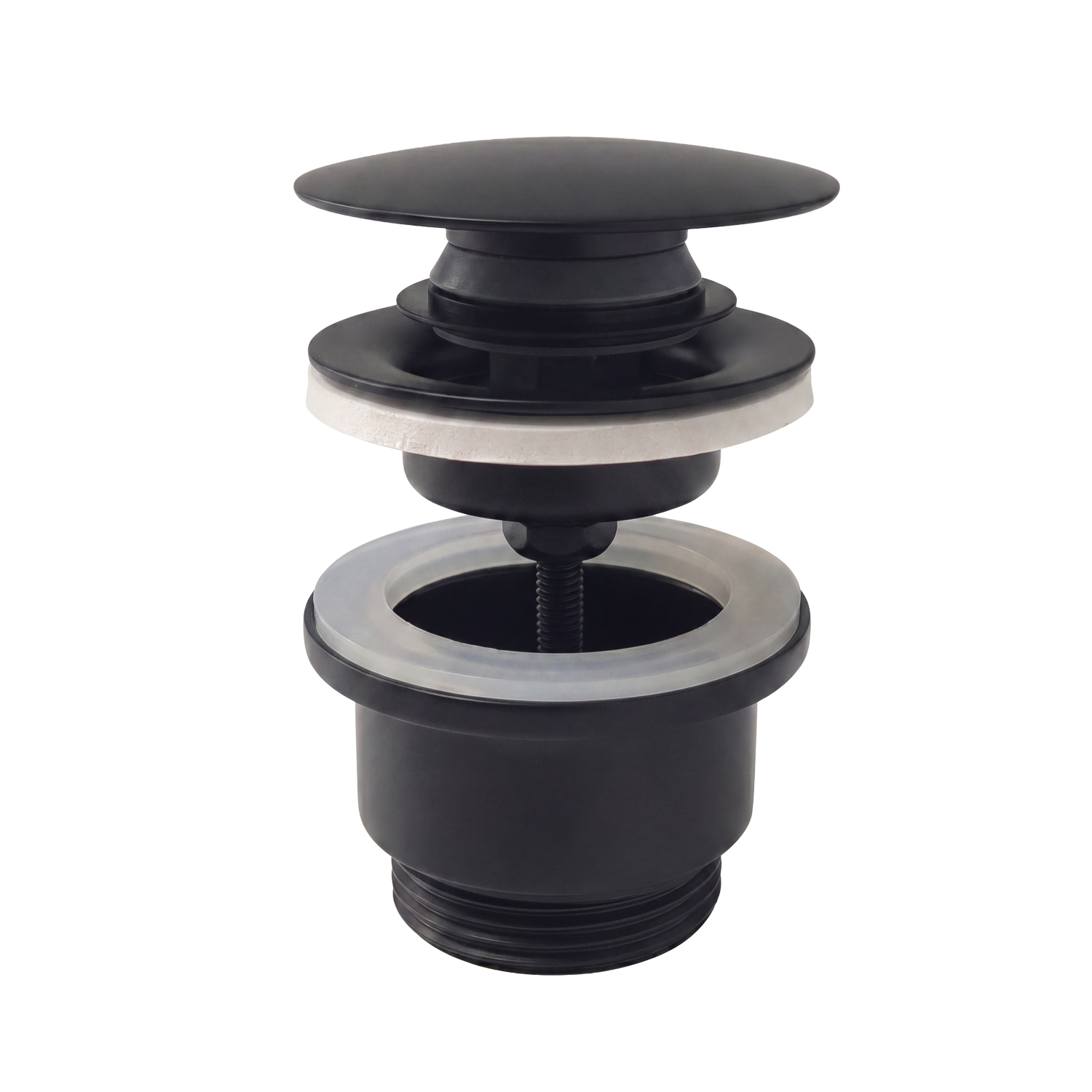 gedy-clic-clac-08-bouchon-universel-noir-mat image 1