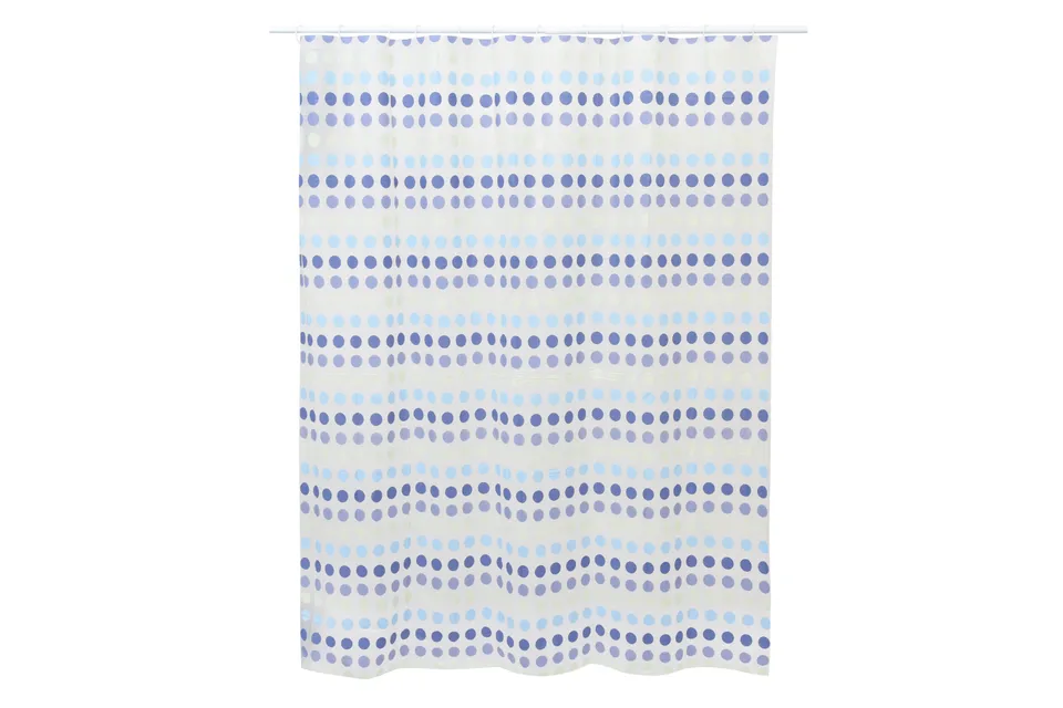 bisk-basic-punti-rideau-de-douche-pois image 1
