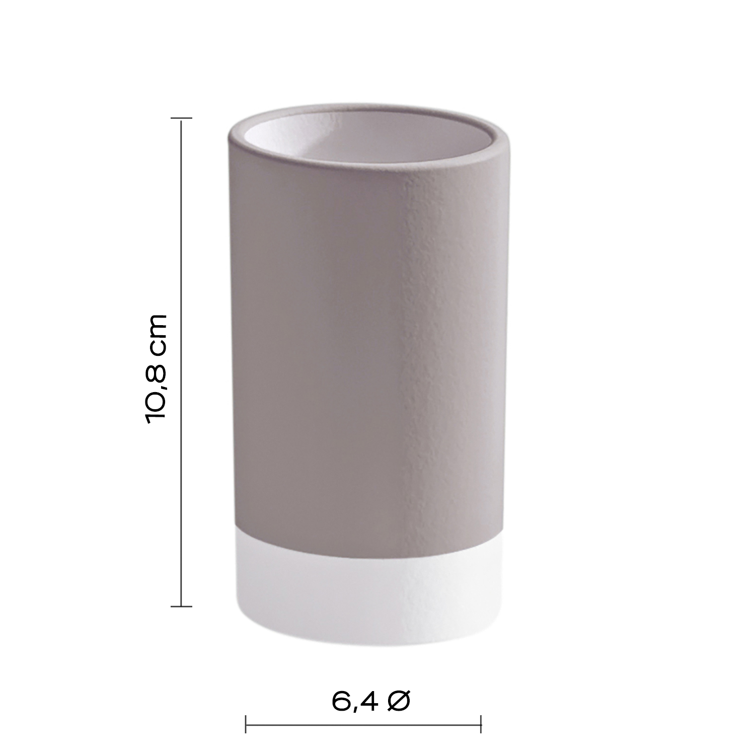 gedy-new-mizar-porte-brosse-dents-gris-tourterelle image 2
