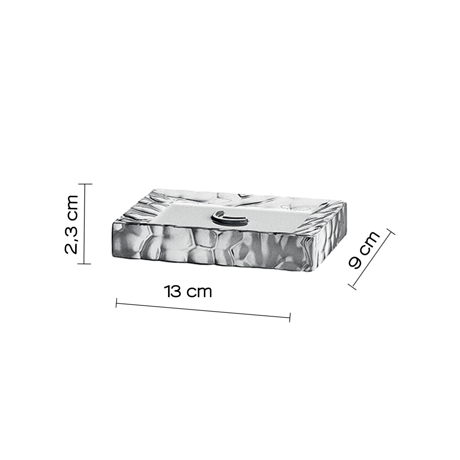 gedy-new-martina-porte-savon-argent-poser image 2