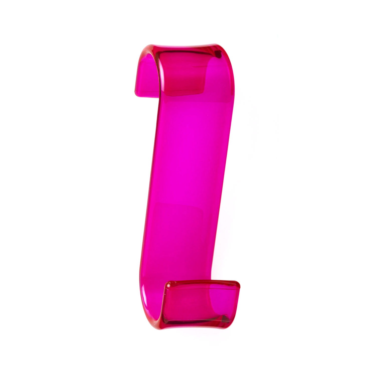 gedy-merlino-crochets-radiateur-fuchsia-transparent image 1