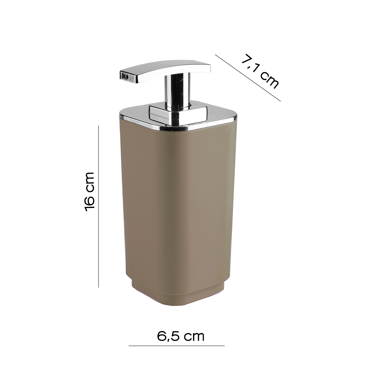 gedy-seventy-distributeur-savon-gris-tourterelle image 2