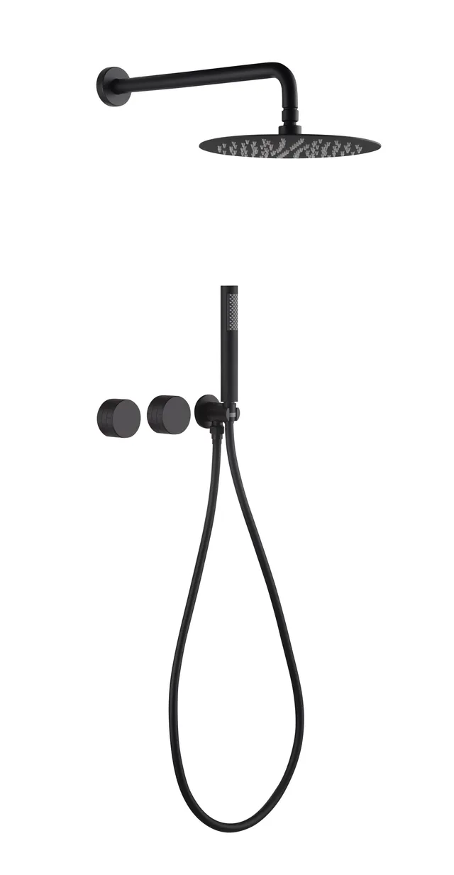 hudor-c-phise-sc84-douche-encastr-e-noir-mat-laiton image 1