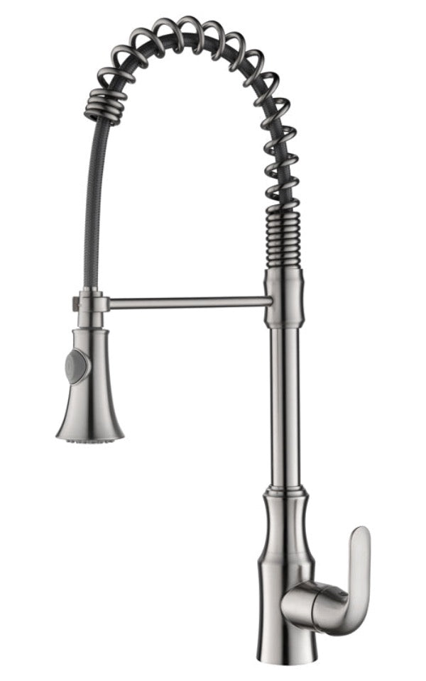 hudor-eas-046-mitigeur-cuisine-nickel-bross-douchette image 1