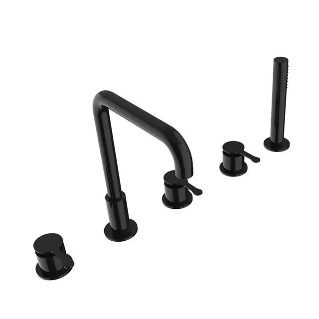 hudor-c-phise-002-robinet-baignoire-noir-mat-laiton image 1