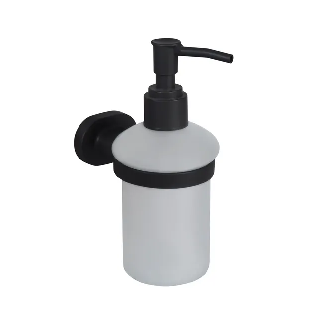 bisk-go-distributeur-savon-liquide-noir-mat image 1