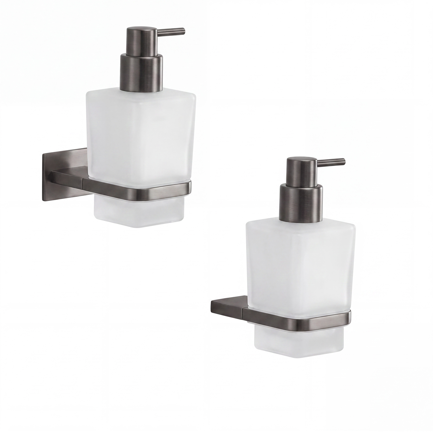gedy-zermatt-distributeur-de-savon-gun-metal image 1